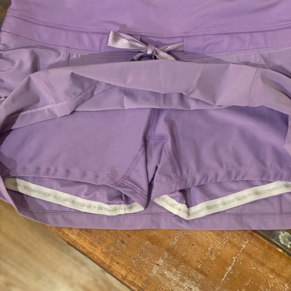 🚫Sold🚫 lululemon Purple Energy Skirt/Skort - Picture 4 of 6